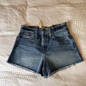 Madewell the perfect Jean Short size 25